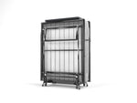 Metal Folding Bed Frame with Foam Mattress of Pockets, Easy Storage and Movable with 4 Castors W1960P162794-djyc