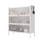 3 Tier Pantry Storage Cabinet Baker Racks for Kitchen with Storage Kitchen Pantry Storage Cabinet Microwave Rack Storage Rack W1247P179943-djyc