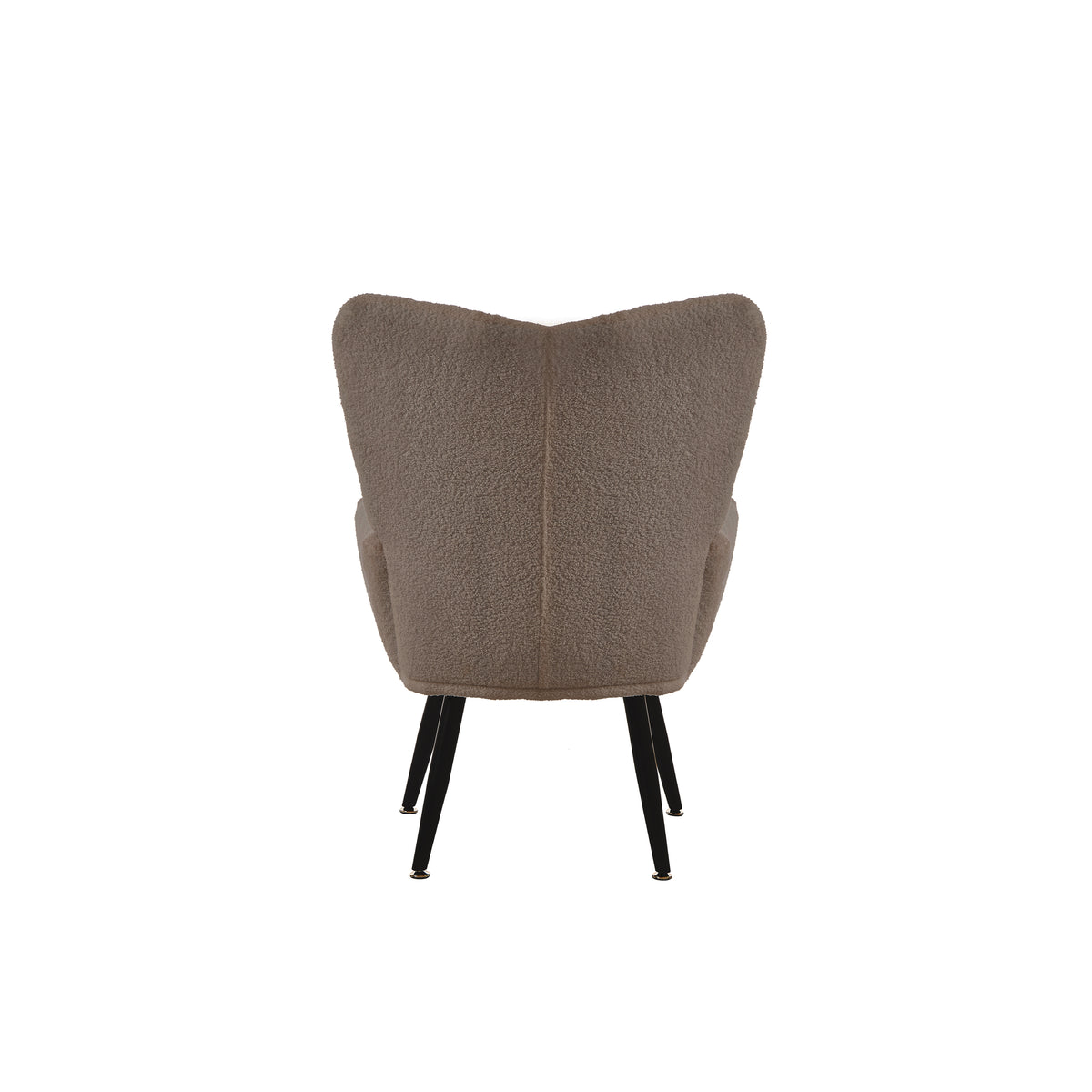 Modern Single Sofa Armchair with High Backrest Comfy Reading Chair for Small Spaces/Living Room/Bedroom/Apartment (COLOR:BROWN) W1669P175504-djyc