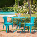Whimsical 3-Piece Bistro Set – Powder-Coated Iron, Water-Resistant, Lighthearted Outdoor Seating 56559.00MCT-djyc