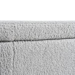 Oval Storage Bench for Living Room Bedroom End of Bed, Upholstered Storage Ottoman Entryway Bench With Metal Legs,Grey N769P195486G-djyc