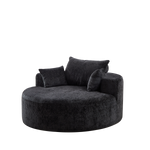 55''L Chenille Sponge single sofa,No Assembly Required,Fluffy Modern Sleeper Chair for Living room, Bedroom, Lounge and Projection Room(Not a swivel chair.) W834P221028-djyc