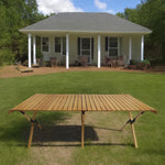 Multi-Function Wooden Foldable Portable Patio Dining Table, NaturalIndoor and outdoor universal ,Natural W495107779-djyc