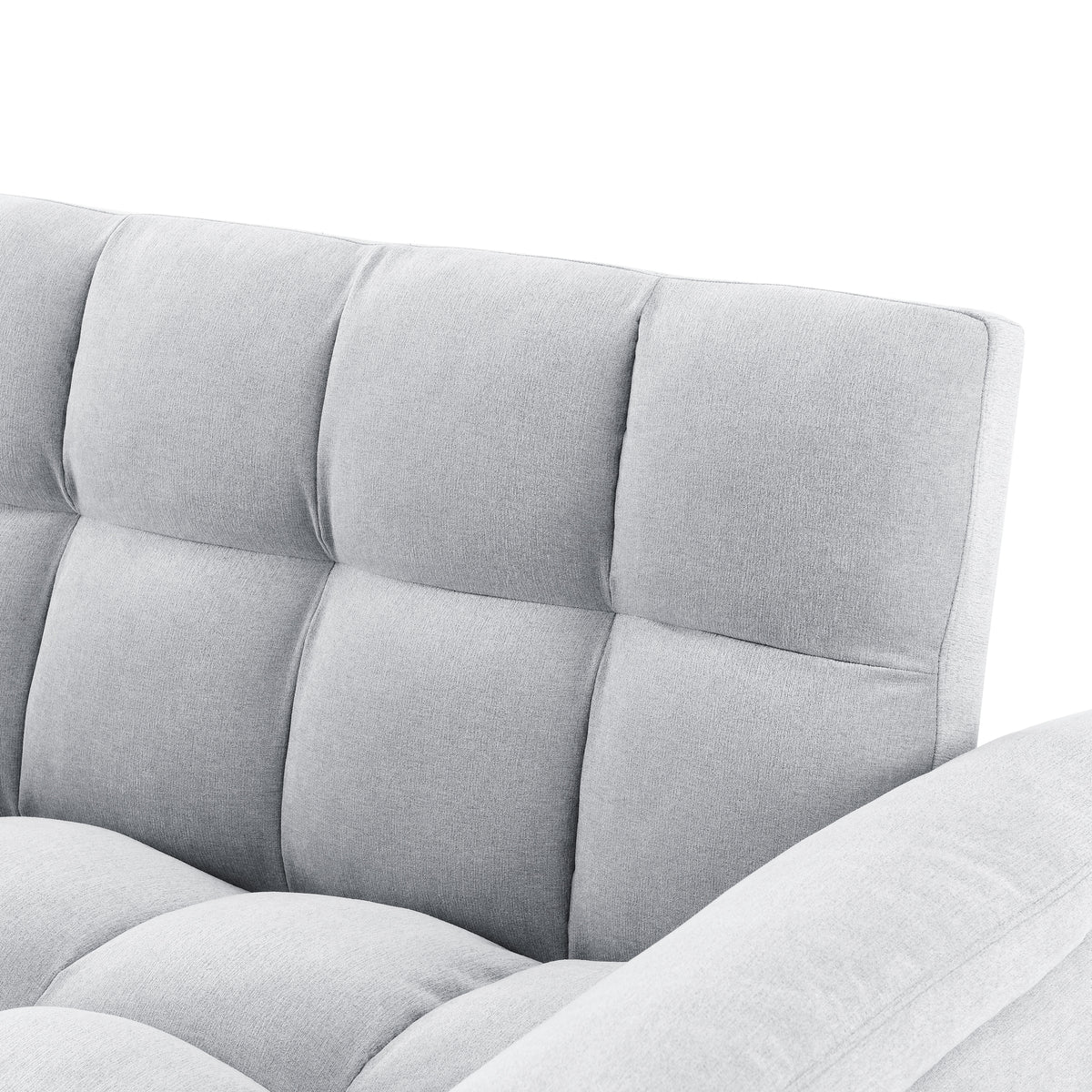 Loveseats Sofa Bed with Pull-out Bed,Adjsutable Back,Light Grey W487109970-djyc