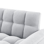 Loveseats Sofa Bed with Pull-out Bed,Adjsutable Back,Light Grey W487109970-djyc