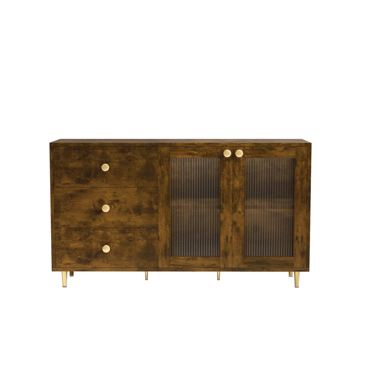 Modern Minimalist Side Cabinets: Stylish Storage Lockers for Dining Room or Living Room Spaces W1278S00031-djyc