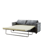 Convertible Sleeper Sofa with Memory Foam Mattress, 3-Seater Full Size Bed Couch for Living Rooms, Designed with Chenille Fabric W834S00282-djyc