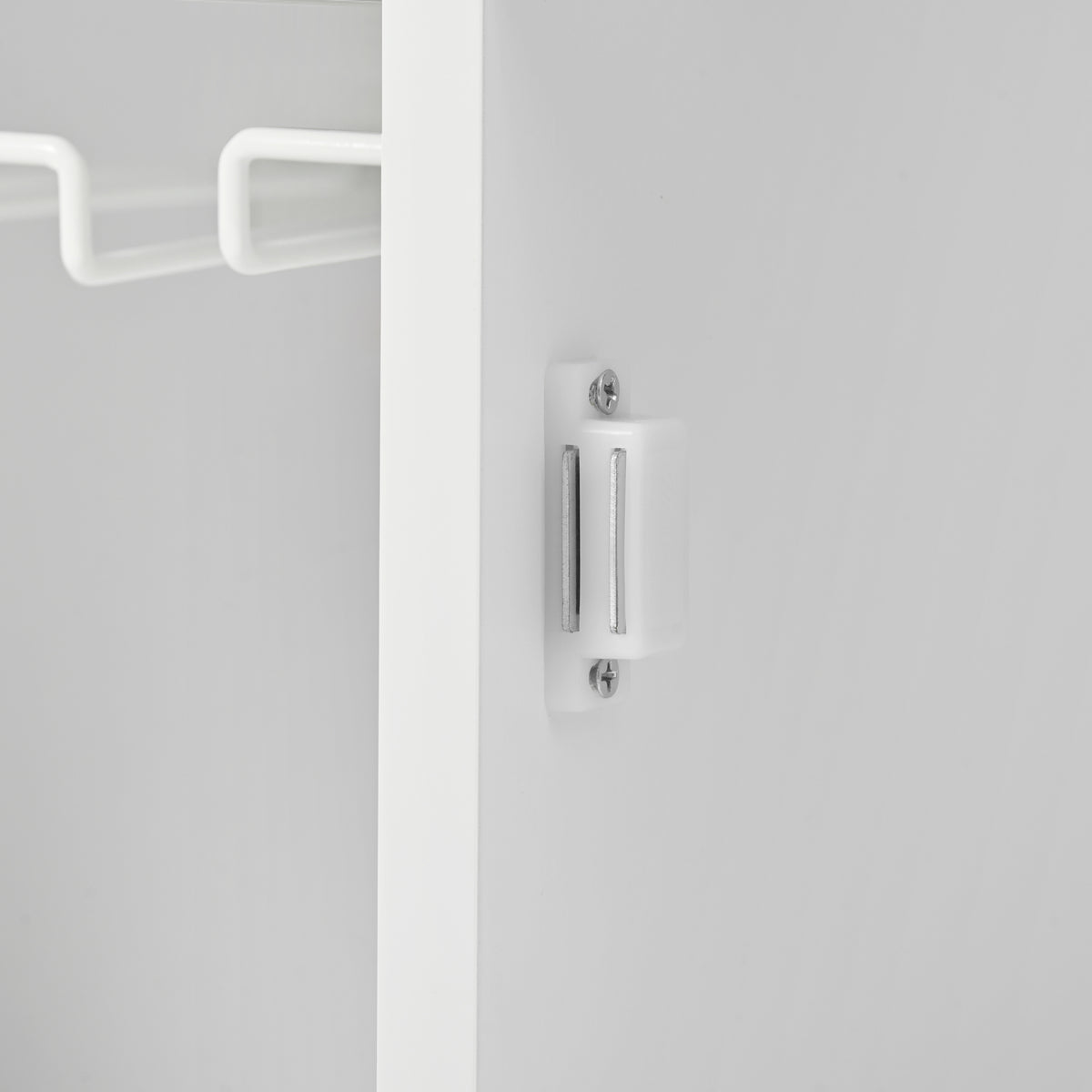 Kitchen Island with Power Outlet,Kitchen Storage Island with Drop Leaf and Rubber Wood,Open Storage and Wine Rack,5 Wheels,with Adjustable Storage for Home, Kitchen, and Dining Room,White WF305556AAW-djyc