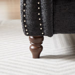 81-inch Chenille Face-to-face Chaise Lounge with Two Pillows,Nailhead trim,Button Tufted Design and Rolled Arms for Lounge, Living room and Office W834S00319-djyc