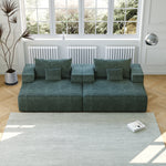 55-inch Chenille Sponge Sofa Lounge Chair,No Assembly Required,Fluffy Modern Sleeper Chair for Indoor Living Room Bedroom W834P221022-djyc