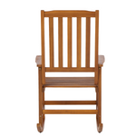 Acacia Indoor Rocking Chair, Outdoor Solid Wood Patio Furniture New Style Light Brown W2640P209680-djyc