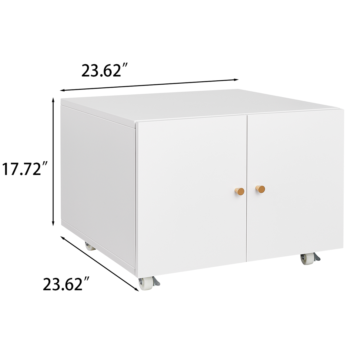 Office furniture Copier Cabinet white 2 door steel copier stand mobile pedestal file Printer Stand W124757932-djyc