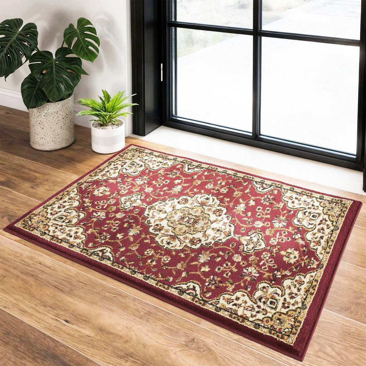 Classic GC_VIN5002 Red 2 ft. x 3 ft. Area Rug-B186P452233