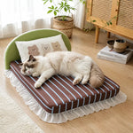 All-Season Pet Bed Mattress with Pillow