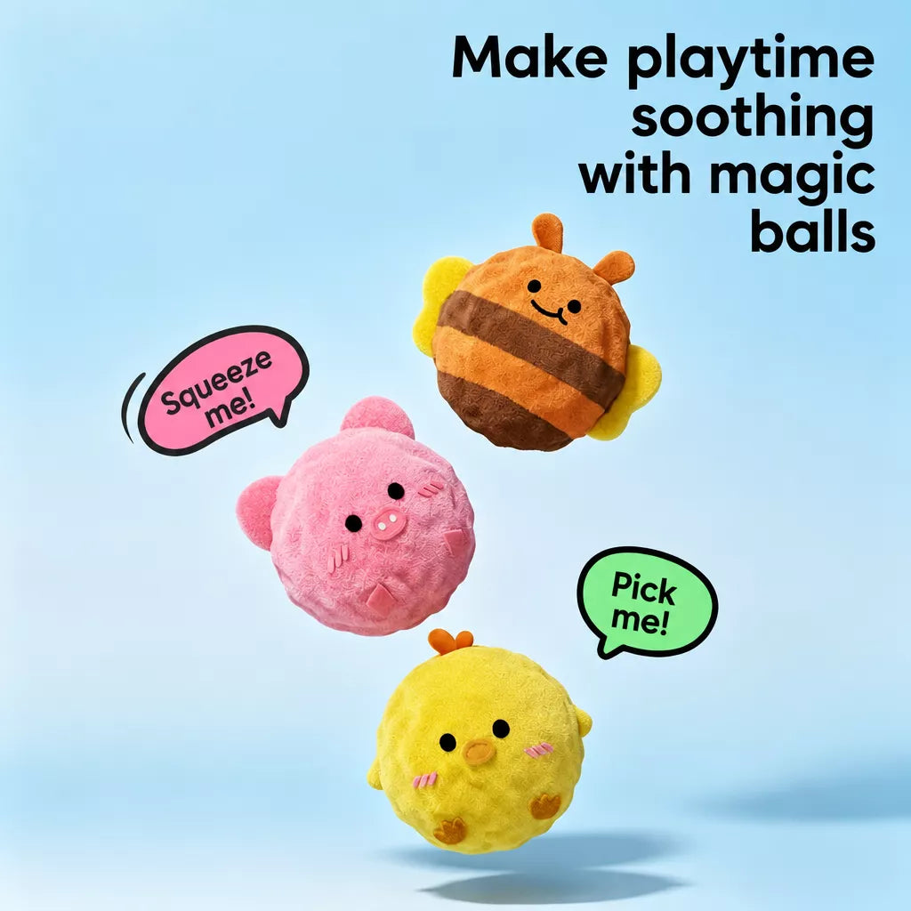 Squeaky Spiky Ball Dog Toy