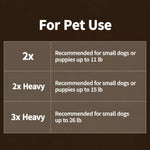 Small Dog Crate with Separate Rest and Potty Areas