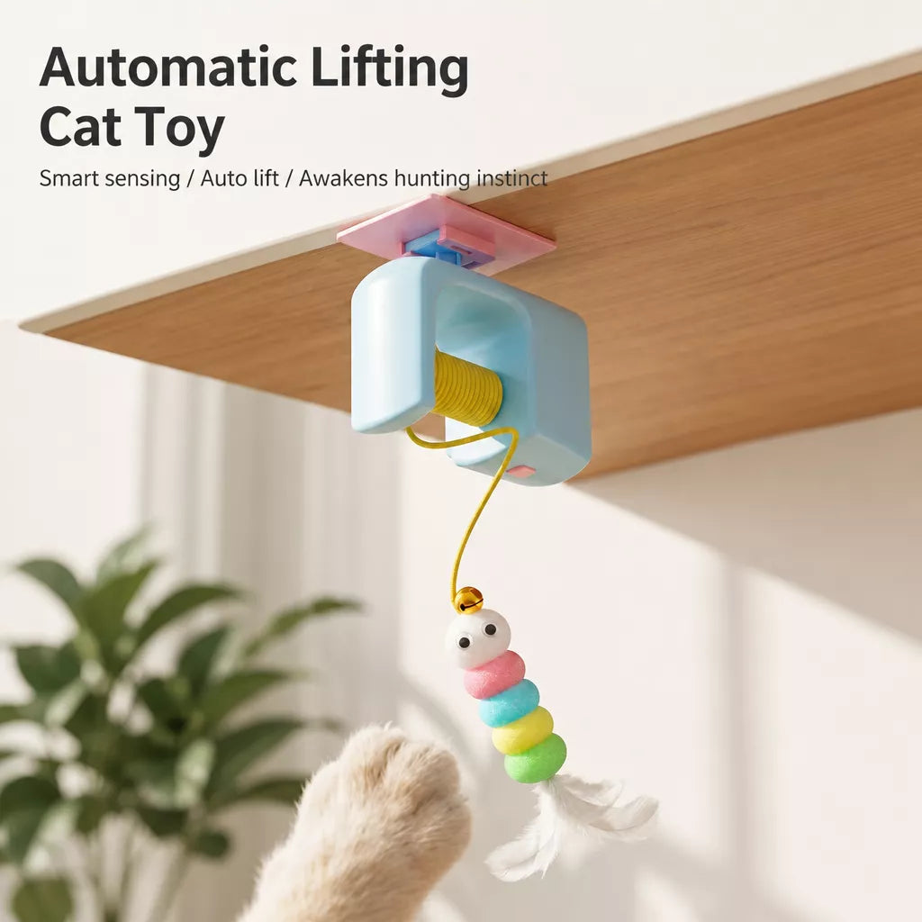 Automatic Cat Yoyo Teaser Toy with Door-Hanging Design