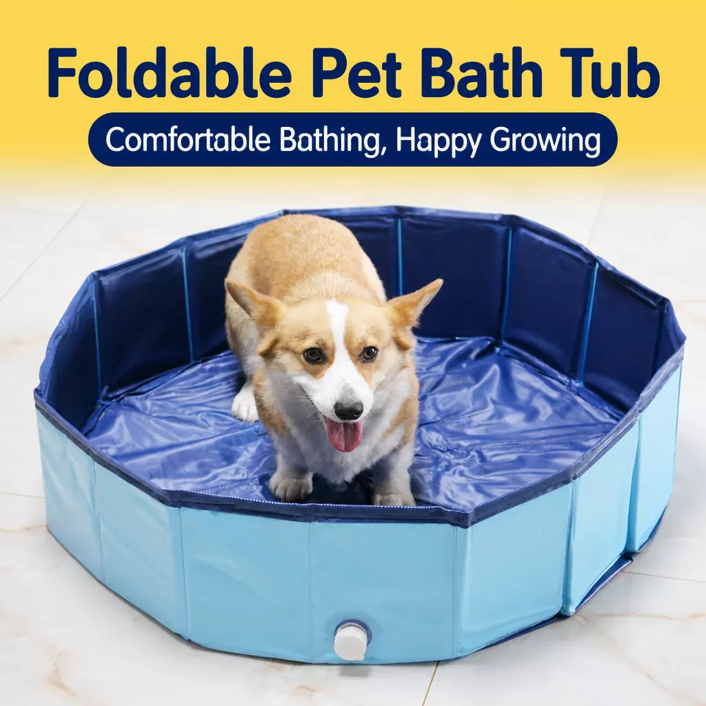 Collapsible Pet Bath Tub for Dogs and Cats