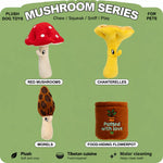 Corduroy Mushroom Treat-Hiding Dog Toy