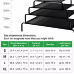 Elevated Dog Bed with Nylon Cot and Stainless Steel Frame