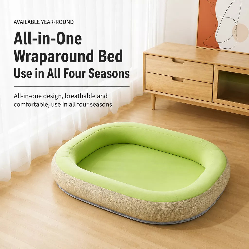 Polyester Dog Bed for Small to Medium Dogs