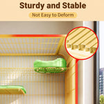 Large Multi-Tier Indoor Cat Enclosure with Litter Box