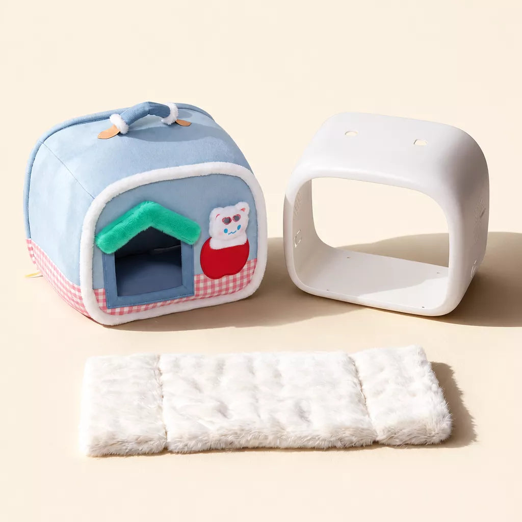 Corduroy Pet Bed with Removable Cover