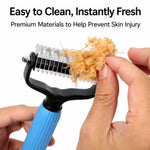 Pet Cat & Dog Detangling and Deshedding Grooming Comb