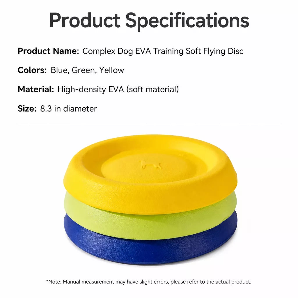 Floating Flying Disc Dog Toy Sets for Fetch and Water Play