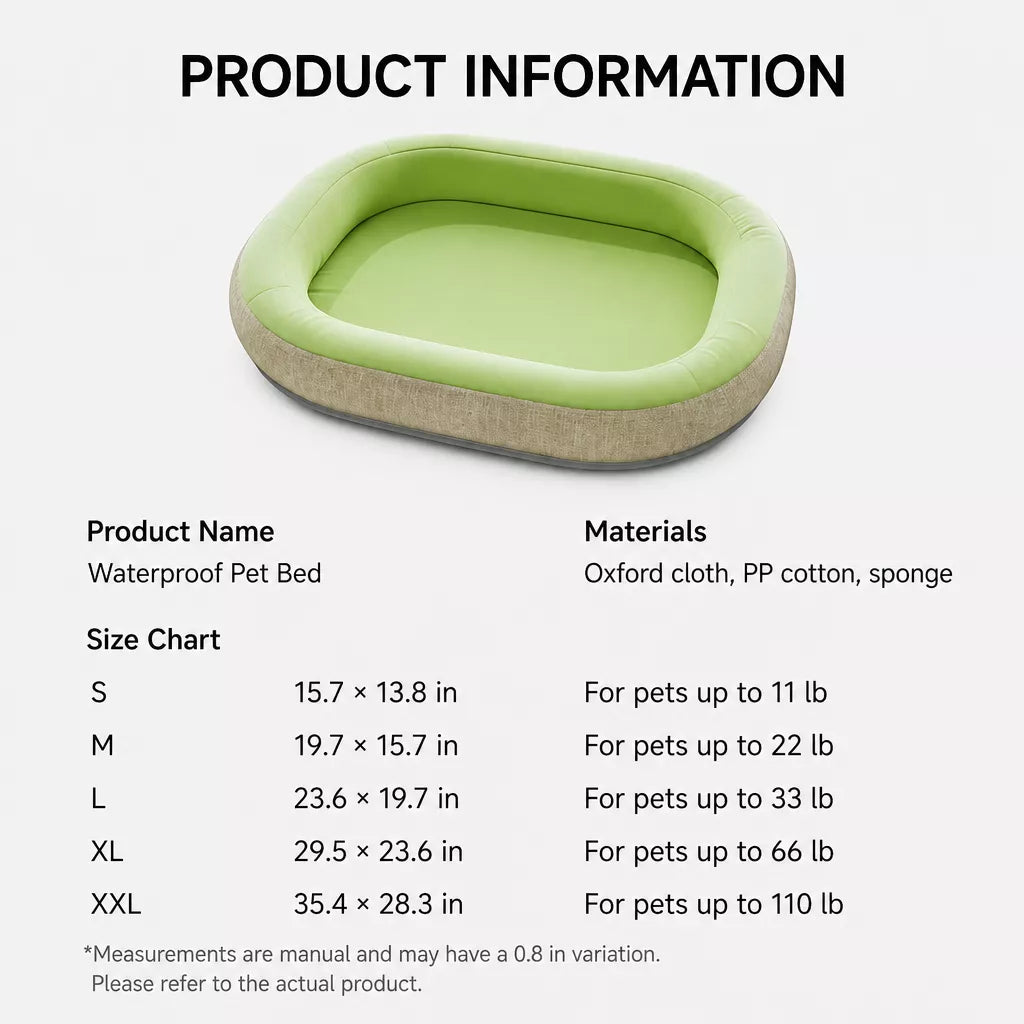Polyester Dog Bed for Small to Medium Dogs