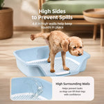 Plastic Dog Potty Tray with Grid for Small to Large Dogs