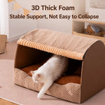 Enclosed Pet Bed with Removable, Washable Cover