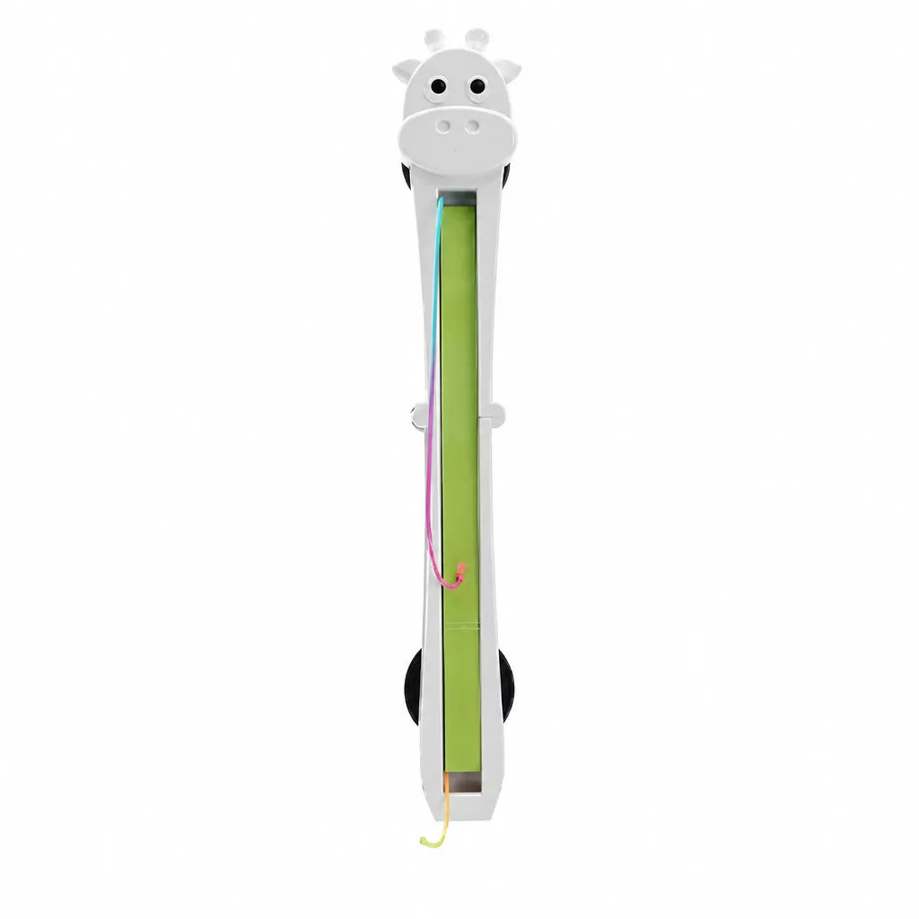 Automatic Wall-Mounted Cat Teaser Toy with Interactive Rope