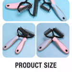 Double-Sided Dematting & Grooming Brush for Dogs and Cats