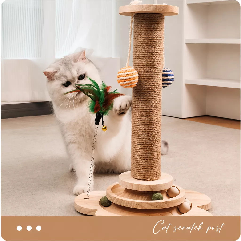 Sisal Cat Scratching Post and Climbing Tower