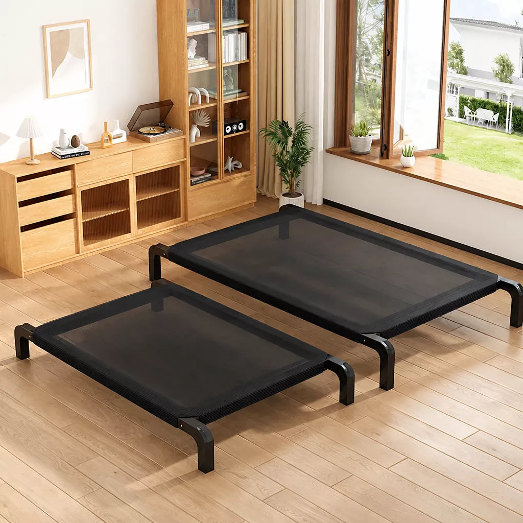 Elevated Mesh Dog Bed with Iron Frame
