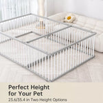 Indoor Dog Playpen with Double Doors, 23.6-Inch High