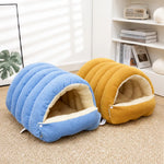 Semi-Enclosed EPE Foam Pet Bed for Cats and Small Dogs