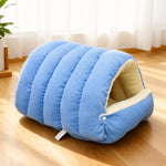 Semi-Enclosed EPE Foam Pet Bed for Cats and Small Dogs