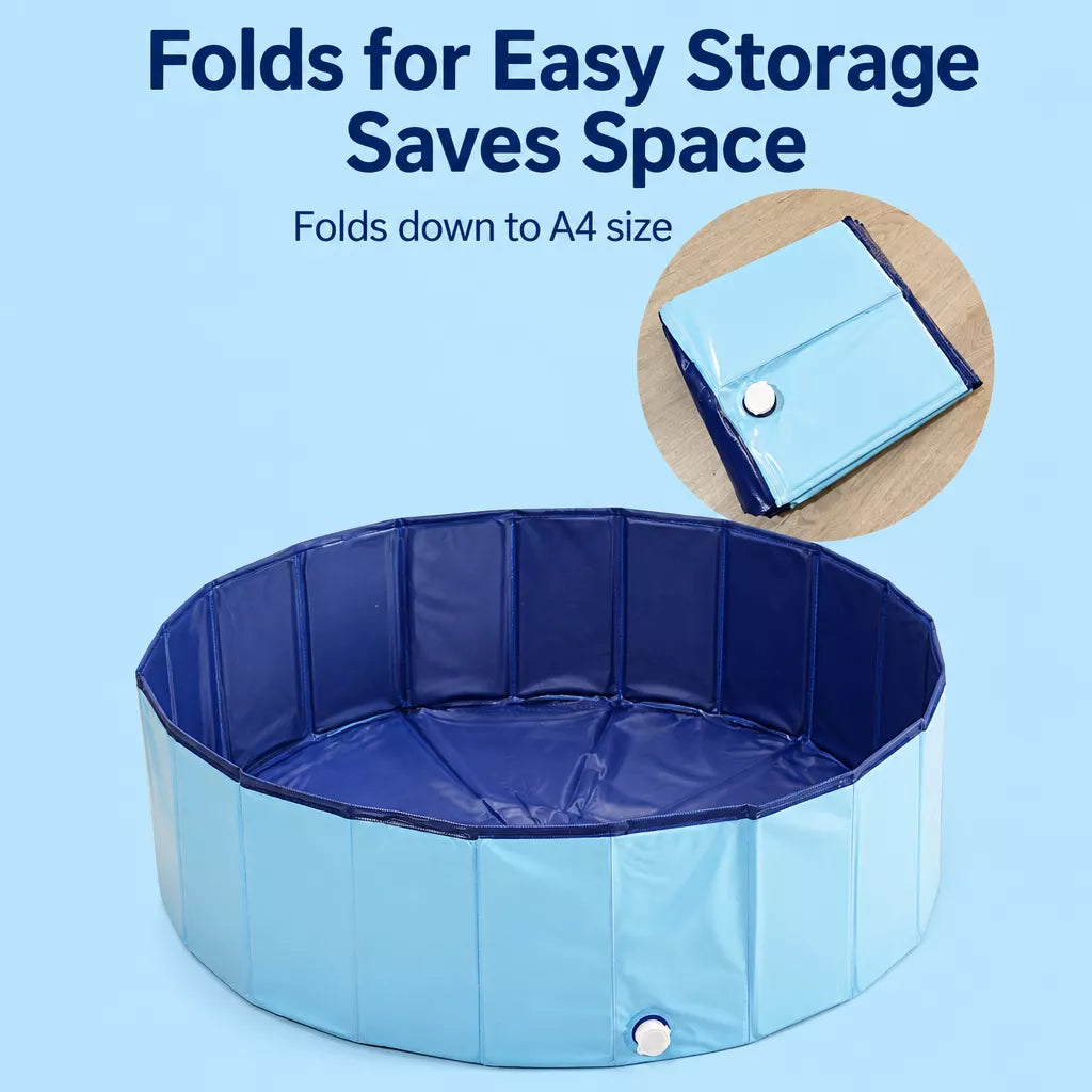 Collapsible Pet Bath Tub for Dogs and Cats