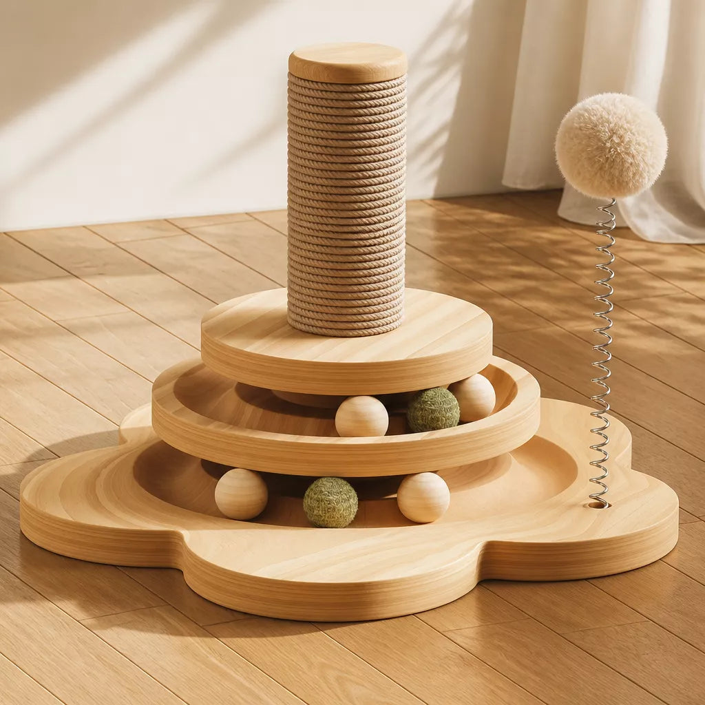 Sisal Cat Scratching Post and Climbing Tower