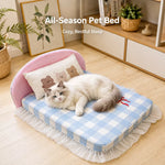 All-Season Pet Bed Mattress with Pillow
