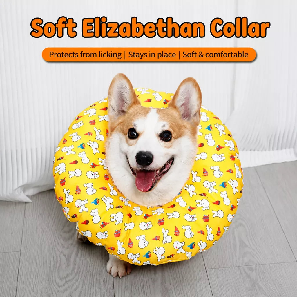 Soft Recovery Cone Collar for Dogs