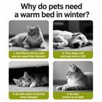 Semi-Enclosed Washable Pet Bed for Cats and Dogs