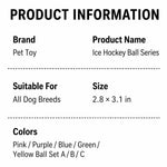 Ice Cream Tennis Ball Interactive Dog Toy with Storage Box
