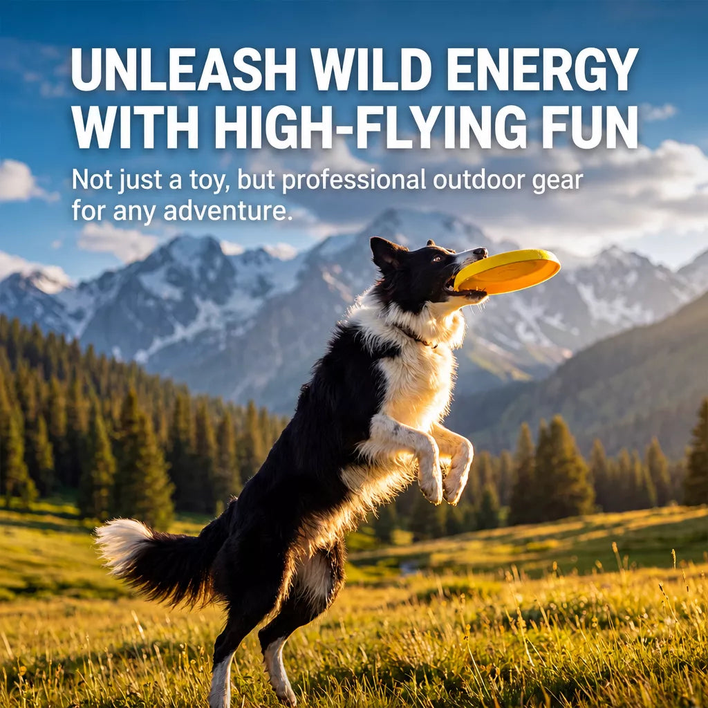 Floating Flying Disc Dog Toy Sets for Fetch and Water Play
