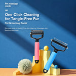 Pet Cat & Dog Detangling and Deshedding Grooming Comb