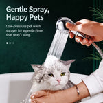 Low-Pressure Pet Shower Sprayer for Dogs and Cats