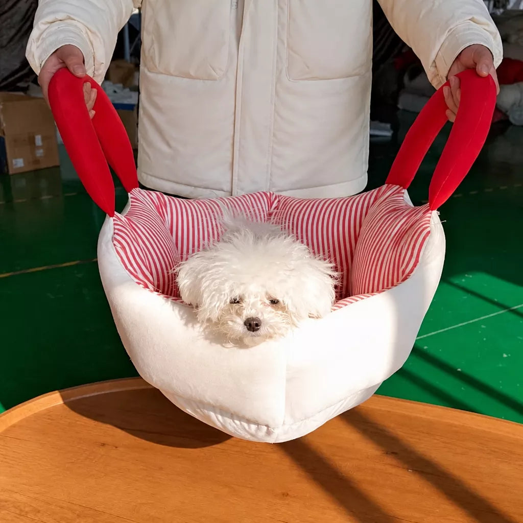 Portable Pet Bed for Cats and Small Dogs
