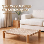 Woven Cat Bed with Scratching Board
